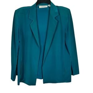 Silk Studio by Claude Bennett Silk Blazer Size 8